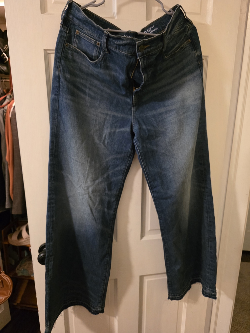 J. Crew Blue Wide-Leg Flare Jeans
